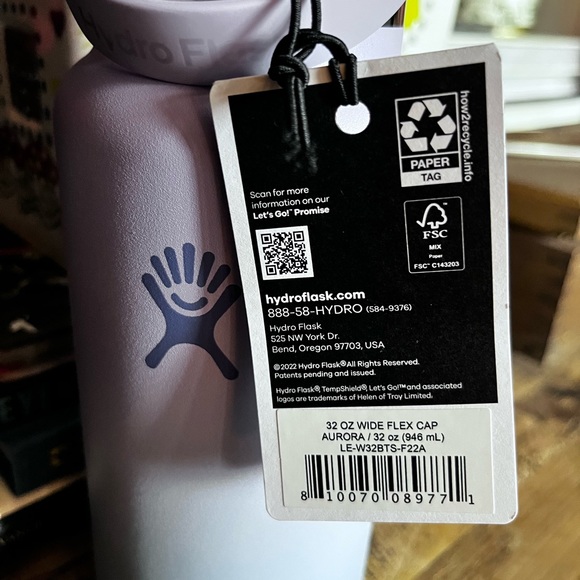NWT hydroflask 32OZ aurora wide flex cap - Picture 4 of 7